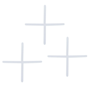 Крестик СТРОЙБАТ для кафельной плитки 3,0мм (1000 шт) 11522/2526204