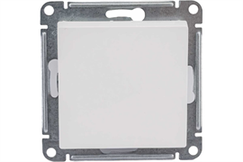 Выключатель ATLASDESIGN 1-клав, с самовозвратным механизмом, белый ATN000115