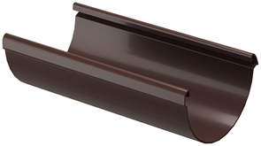 Желоб DOCKE LUX водосточный Шоколад PVLZ-1050