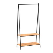 Вешалка гардеробная АЛАБАМА 32 черный/бетон ВГА 32ЧБет