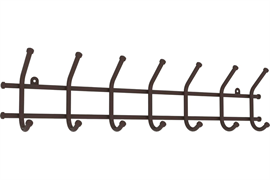 Вешалка НОРМА 7, коричневая ВН 66КОР (10)