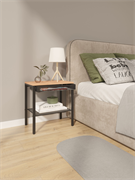 Тумба прикроватная ТОРОНТО 12ЛЯ, черная ТТ12ЛЯ Ч