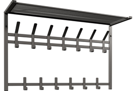 Вешалка с полкой ТОРОНТО 32, графит ВСПТ32 ГР