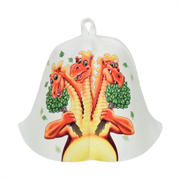 Шапка HOT POT «Змей Горыныч» для бани и сауны, войлок 41360