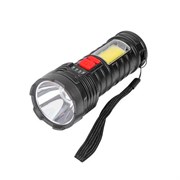 Фонарь ручной ЮПИТЕР светодиодный аккумуляторный 3Вт+3Вт USB A-micro-USB кабель в комплекте JP1052