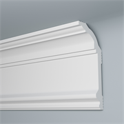 Плинтус ПЛИНТЭКС потолочный 2м J (J65/155) (33шт)