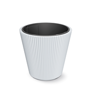 Горшок цветочный MILLY белый DBMI400-S449