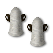 Угол наружный для плинтуса 70мм Деконика (2шт. во флоупак) 253 Ясень серый