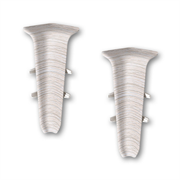 Угол внутренний для плинтуса 70мм Деконика (2шт. во флоупак) 253 Ясень серый