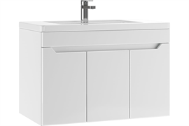 Тумба под умывальник Мечта 80 подвесная Maria белый DM2326T