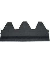 Черепица гибкая Shingle Sh-S-45 (стандарт бархатно-черный)