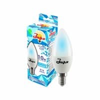 Лампа светодиодная ЗАРЯ пуля C37 10W E14 6000/6500K (эконом)