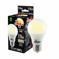 Лампа светодиодная ЗАРЯ А60 А3 15W E27 4000/4500K(станд)