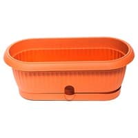 Горшок цветочный TERRA терракотовый DCK1-R624