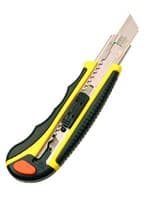 Нож MAKO универсальный Soft Grip 18мм, AUTO-LOCK, 5 сменных лезвий в корпусе 817120SB