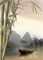 Панно ALMA CERAMICA из 2-х плиток Bamboo 498x364x6,5 7ПНБМ2/PWU07BMB2