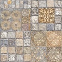 Плитка ALMA CERAMICA напольная Turin на кор серая 418*418 3ПГТР427/TFU03TUR427