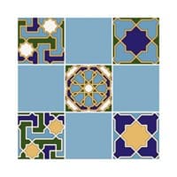 Плитка UNITILE мозаика Багдад синий верх 02 300*300 (98*98) (1-й сорт) Плитка UNITILE мозаика Багдад синий верх 02 300*300 (98*98) (1-й сорт)
