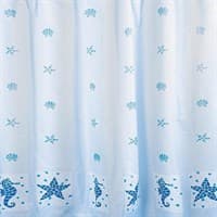 Штора для ванной TATKRAFT Marine Motifs textile 180*180см 14435