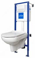 Инсталляция для унитаза CITY NEW CLEAN ON (унитаз подв., инсталляция, сиденье дюропл.)