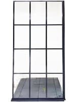 Перегородка душевая стеклянная ROYO S255N/S225N 800*800*1950 черная