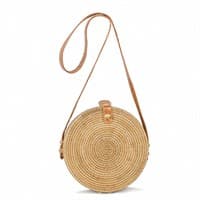 Дамская сумочка CV.MAHKOTA JAVA RATTAN ротанг 18см коричневая