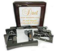 Комплект дверной фурнитуры DUET PLATINUM COLLECTION S-0745 BN черный никель