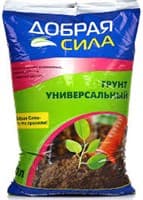 Грунт ДОБРАЯ СИЛА универсальный для комнатных, оранжерейных и декоративных растений 5л/10