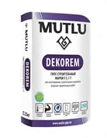 Гипс МУТЛУ DEKOREM строительный 25кг