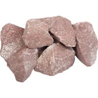Камень БАННЫЕ ШТУЧКИ Кварцит малиновый колотый в коробке по 20кг 3715
