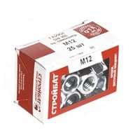 Гайка СТРОЙБАТ оцинк. самоконтр.DIN 985 М12(2шт) 2732109