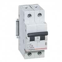 Автоматический выключатель LEGRAND RX3 4,5KA 16А 2П тип C 419697