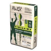 Шпатлевка ALINEX цементная Финиш ВП 25кг