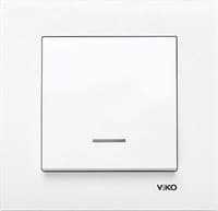 Выключатель VIKO KARRE с подсветкой 91990026 арт.362-36020