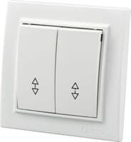 Выключатель ZERA EGP прох. 2 белый 700-0200-211