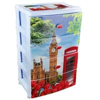 Комод 4-х секционный широкий Лондон М2263