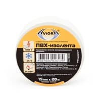 Изолента AVIORA белая 15мм*20м арт. 305-003/305-060