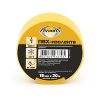 Изолента AVIORA желтая 15мм*20м арт.305-017