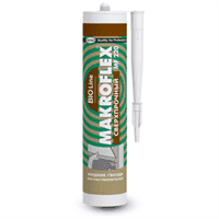 Клей монтажный MAKROFLEX Bioline MF220 Турбо быстрый с пов.прочностью креп.,картридж 400г белый