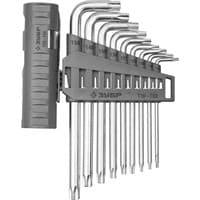 Ключи ЗУБР ЭКСПЕРТ имбусовые длинные TORX T10-T50, 9шт 14802-03-09