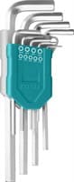 Ключи TOTAL имбусовые в наборе 9шт Cr-V 1.5-10mm THT106192