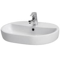 Раковина встраиваемая CASPIA 60 Oval S-UM-CAS60/1-O-w