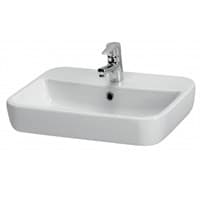 Раковина встраиваемая CASPIA 60 SQUARE прямоуг. S-UM-CAS60/1-S-w