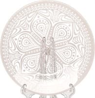 Тарелка PASABAHCE Invitation круглая розовая 195мм 10327 PINK BOHO