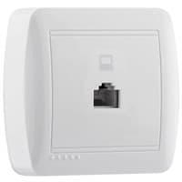 Розетка DEMET компьютерная белый 711-0200-139