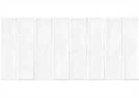 Плитка CERSANIT облицовочная Pudra кирпич рельеф белый 20x44 PDG054D