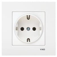 Розетка VIKO KARRE с/з 90960008 арт.362-36110