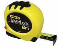 Рулетка STANLEY измерительная LEVERLOCK 8м*25мм 0-30-828