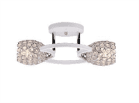 Светильник потолочный ESCADA 1109/2PL E27*60W White