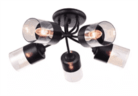 Светильник потолочный ESCADA 498/5PL E27*60W Black